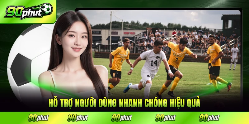 Hỗ trợ người dùng nhanh chóng hiệu quả 24/7
