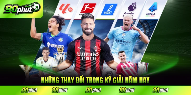 Những thay đổi trong kỳ giải năm nay đáng mong chờ