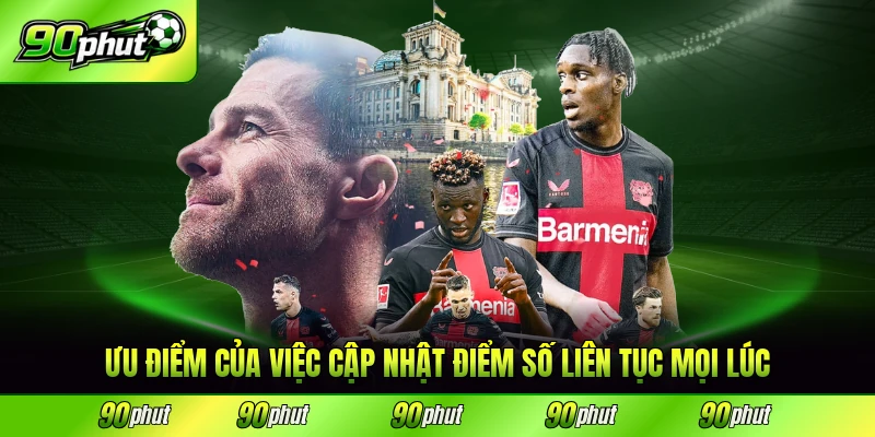 Ưu điểm của việc cập nhật điểm số liên tục mọi lúc